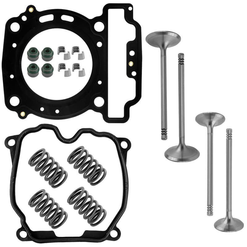 Exhaust & Intake Valve w/Gasket Kit for Can-Am Bombardier Outlander 400 04-2005
