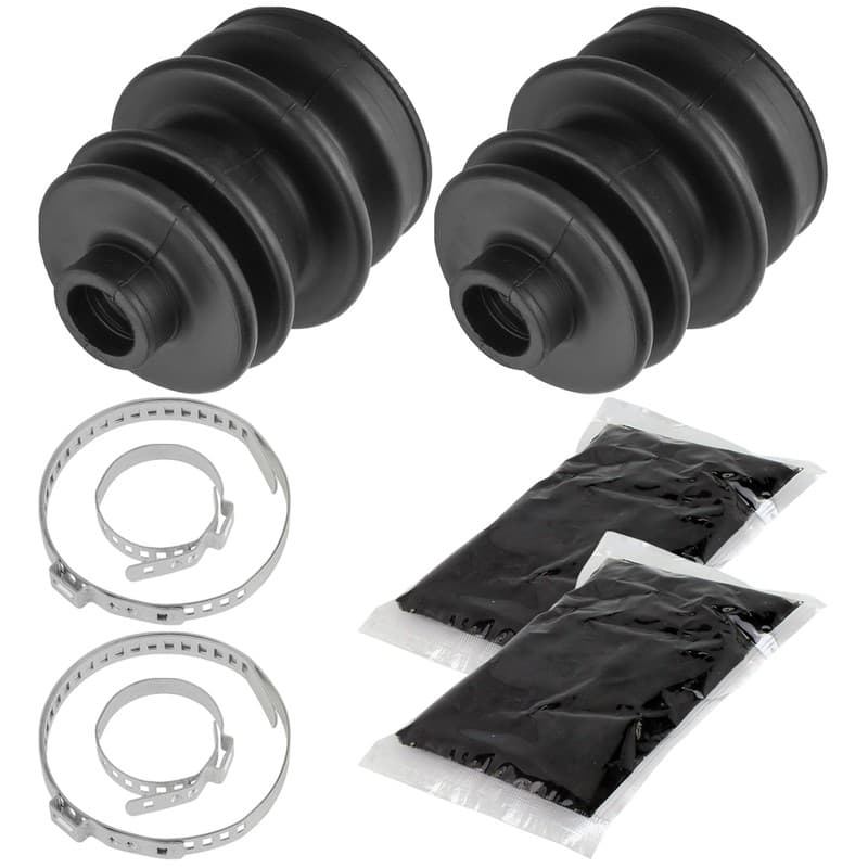 Front Axle Inner Outer CV Boot Kit for Arctic Cat 250 300 400 454 500 4X4 98-01