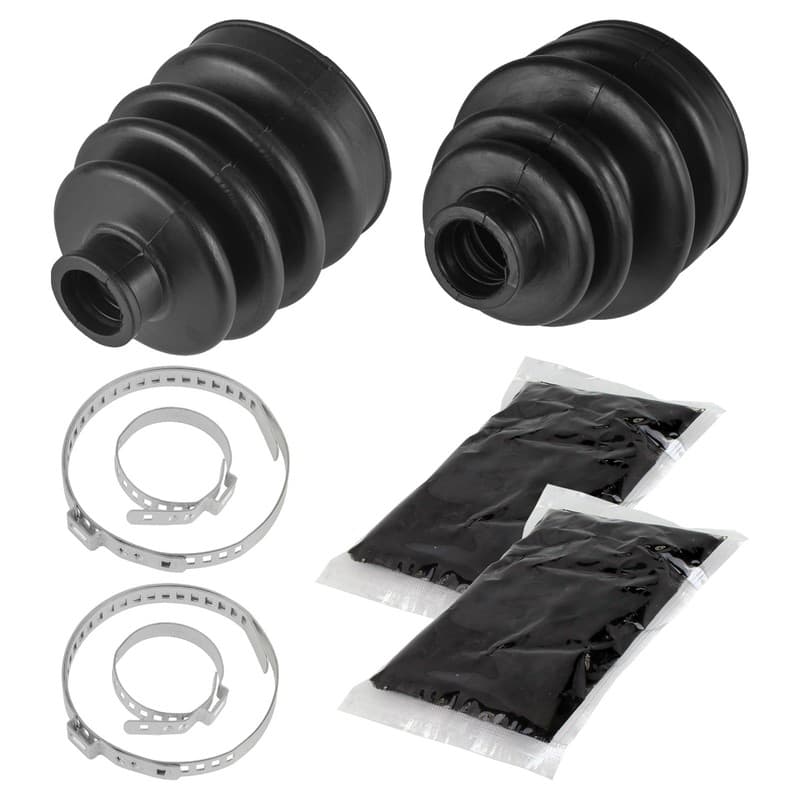 Front Axle Inner Outer CV Boot Kit for Yamaha Big Bear 350 YFM350FW 4X4 1987-97