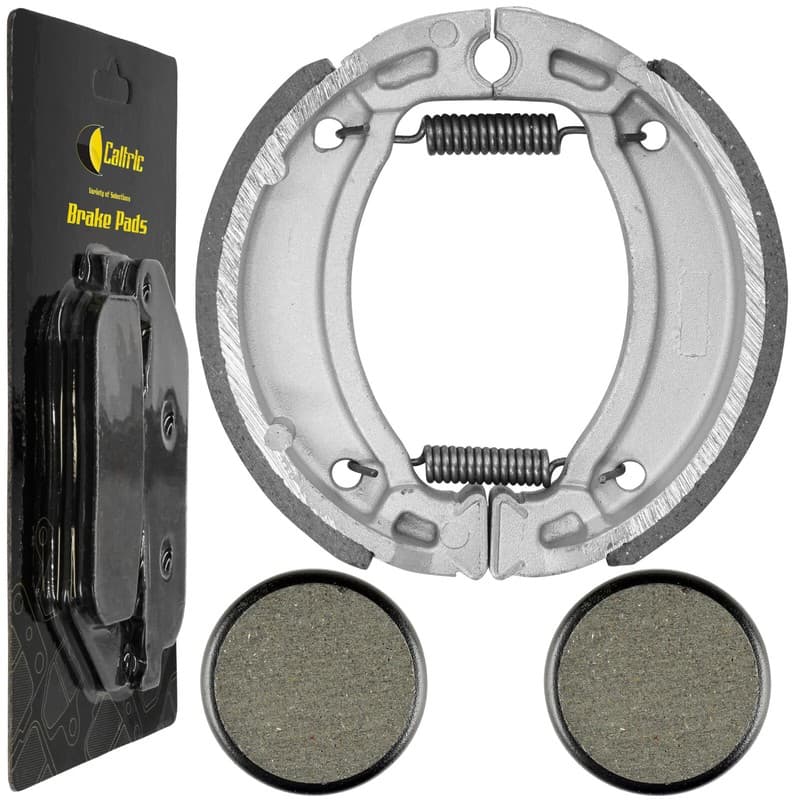 Front & Rear Brake Pads Shoes for Yamaha YTM200 YTM200E Tri-Moto 200 1983-1985