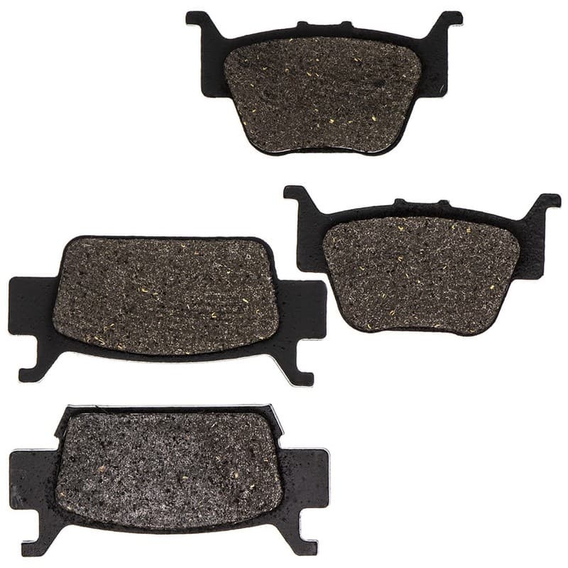 NICHE Brake Pad Kit for Honda Rincon 680 Rear Center Front Left Semi-Metallic