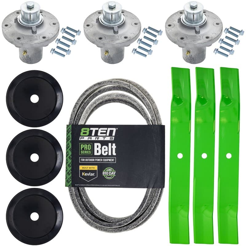 8TEN Blade Spindle Belt Kit for Simplicity Courier XT Snapper 360Z 5104045YP