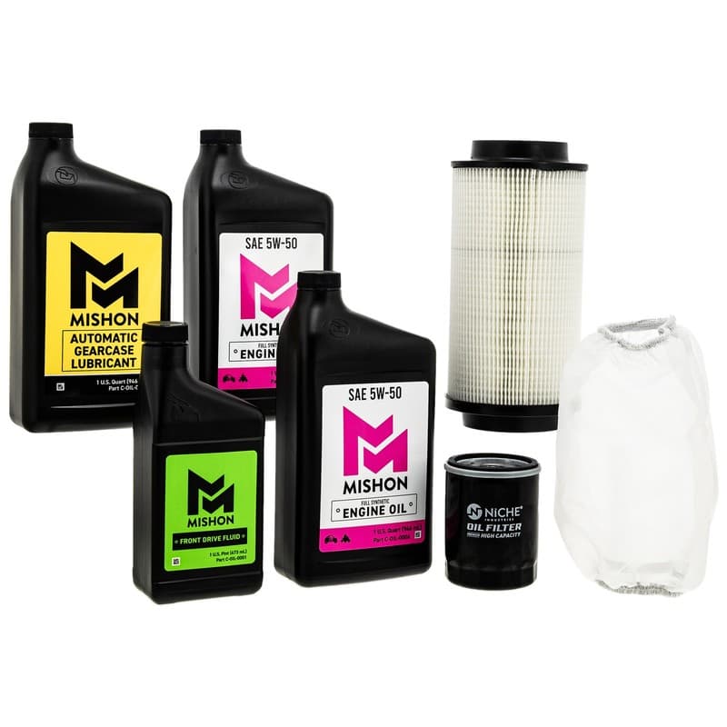 MISHON Full Service Oil Change Kit for Polaris Sportsman 800 Touring X2 700