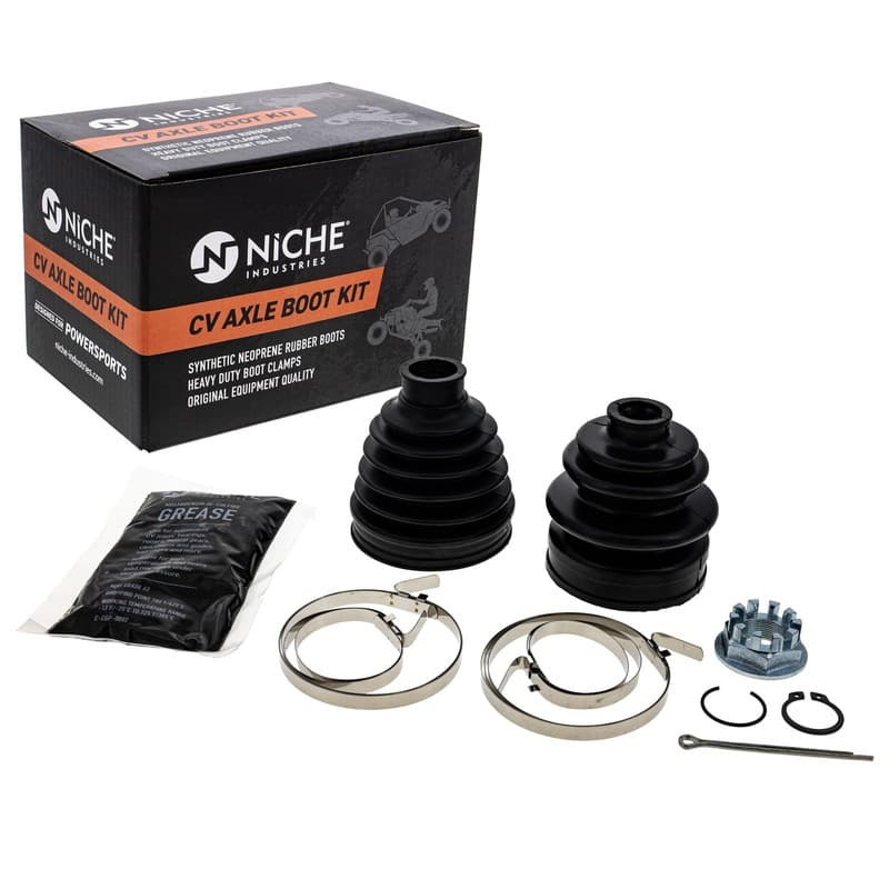 NICHE Rear CV Axle Boot Kit for Honda Pioneer 520 700 700-4 SXS520M2 SXS500M2