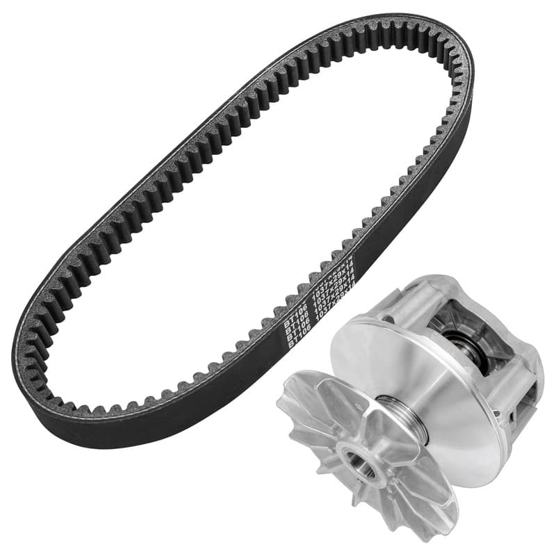 Complete Primary Drive Clutch W/ Belt for Polaris 4X4 2X4 Magnum 500 1999-2002