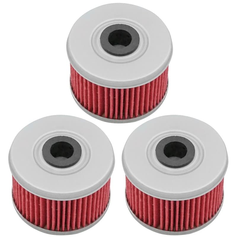 3 Pack Oil Filter for Honda 250 ATC250SX At-C250Sx ATC 250SX 1985 1986 1987