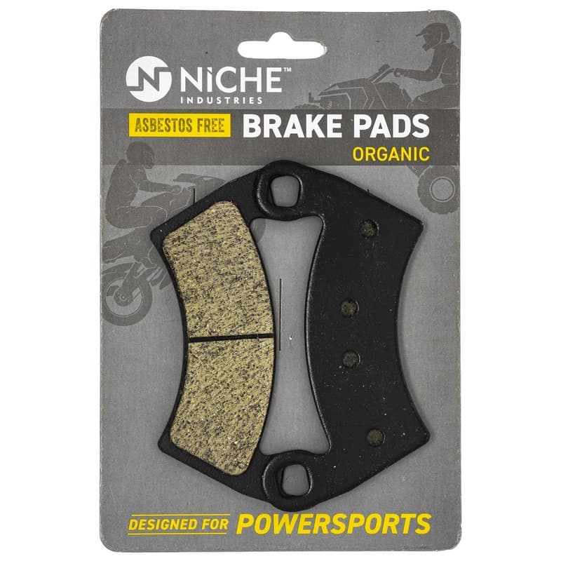 Brake Pad Set for Polaris 2205949 2203747 1911228 Front Rear Organic Ranger