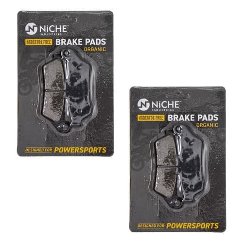 NICHE Brake Pad Set for Ducati Monster 620 1200S BMW Front Rear Organic 2 Pack