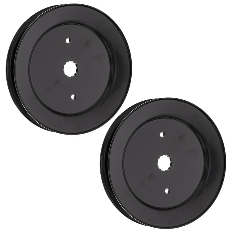 Deck Spindle Pulley Set for Husqvarna YTH2242A YTH18542 YTH1542C 2-Pack