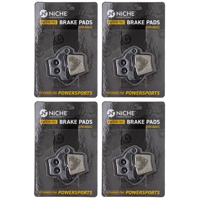 NICHE Brake Pad Set for Honda CRF250RX CRF2250X CRF450R Rear Organic 4 Pack