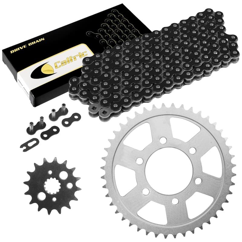 Black Drive Chain And Sprocket Kit for Kawasaki Ninja ZX-9R ZX900B 1994-1997