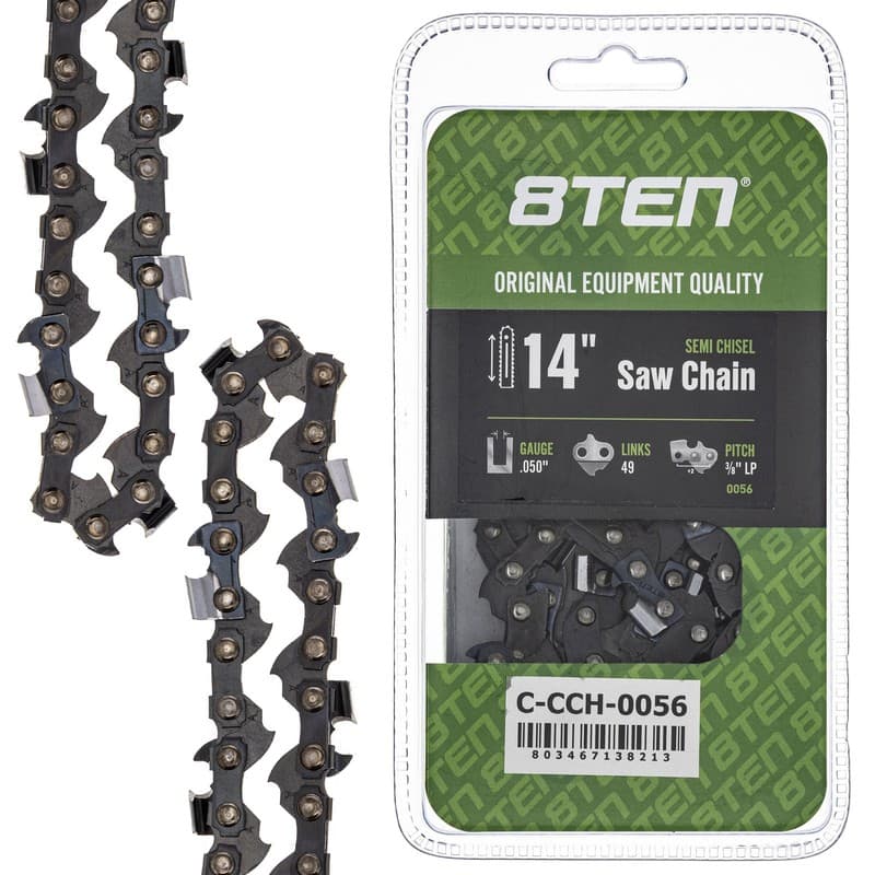 Chainsaw Chain 14 Inch .050 3/8 LP 49DL for WEN 1200 1100 1400 Lumberjack 6014