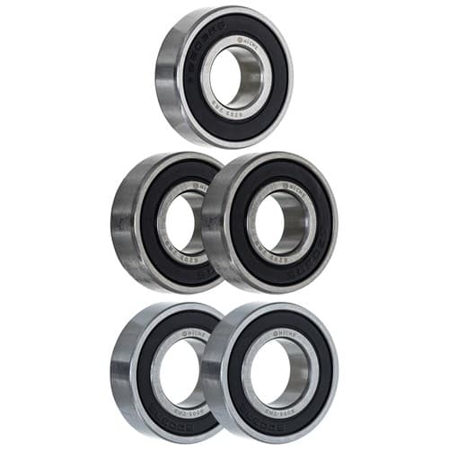 NICHE Wheel Bearing Kit for Kawasaki KDX250 6202-2RS 6003-2RS  Motorcycle