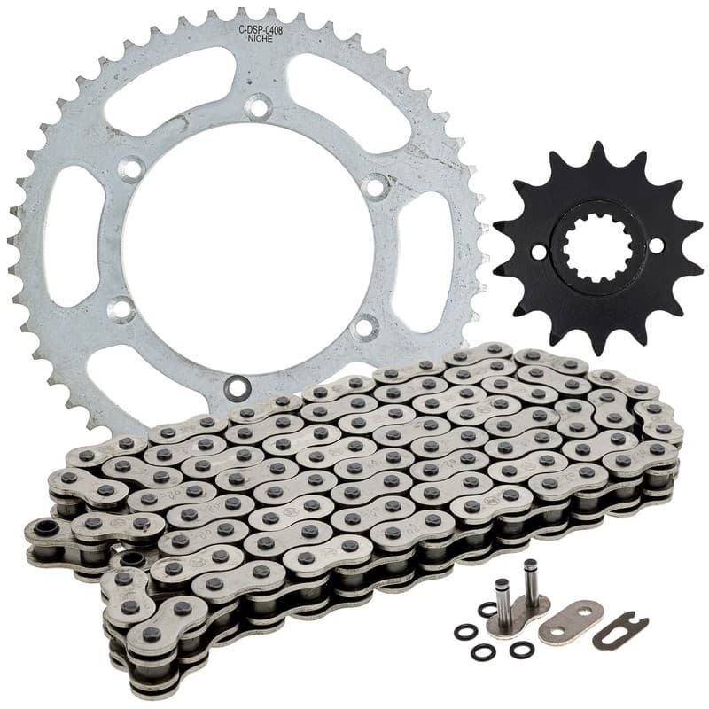 NICHE Sprocket Chain Set for Kawasaki KLX300 14/50 Tooth 520 O-Ring Front Rear