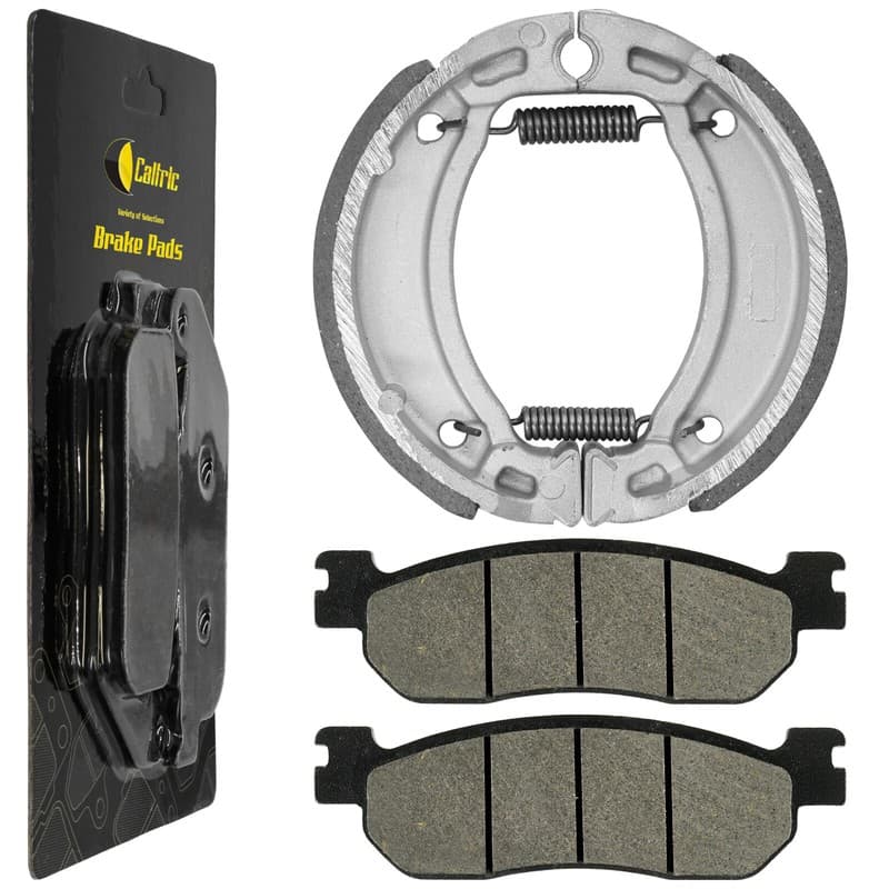 Front Brake Pads and Rear Brake Shoes for Yamaha TW200 Trailway 200 2001-2024