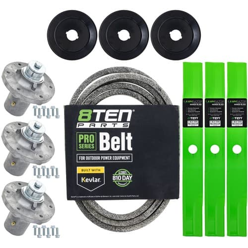 8TEN Blade Spindle Belt Kit for Snapper SPX2548 48-Inch 1759055YP 1757364YP
