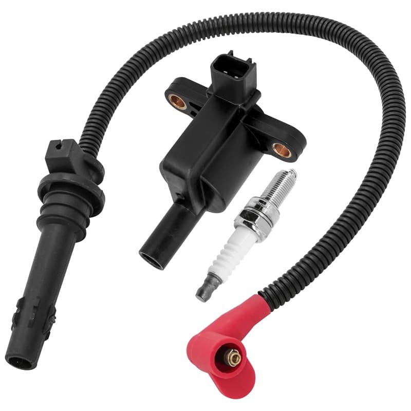 Caltric Ignition Coil With Spark Plug & Wire For Polaris Ace 325 2014  4015072