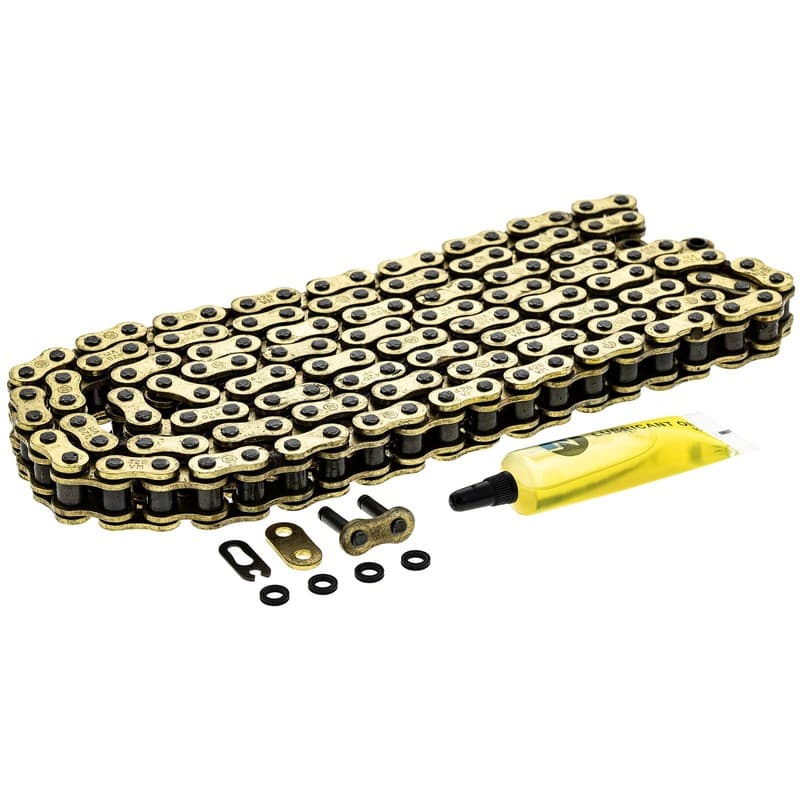NICHE Gold 428 X-Ring Chain 142 Links With Connecting Master Link Motorcycle