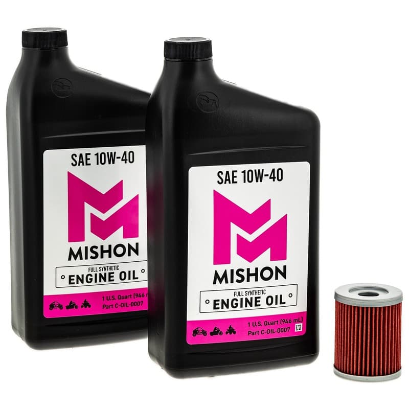 MISHON Engine Oil Change Kit for Suzuki Quadrunner 160 LT160 LT160E LTF160