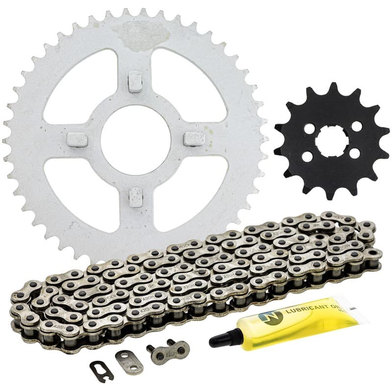 Sprocket Chain Set for Honda XR80 XR75 14/46 Tooth 420 Rear Front Combo Kit