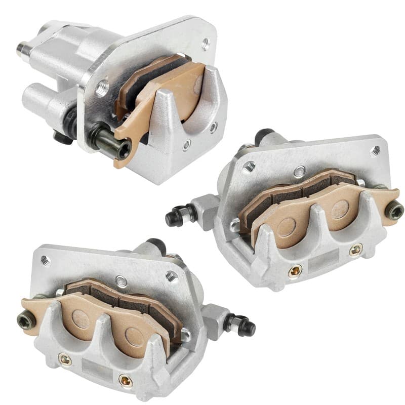 Front And Rear Brake Caliper w/ Pads for Yamaha YFZ450 YFZ450R YFZ450X 2004-2025