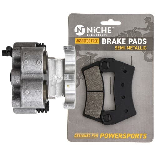 NICHE Brake Caliper Pad Kit for Polaris RZR S 900 1000 2206025 1912277 2015-2017