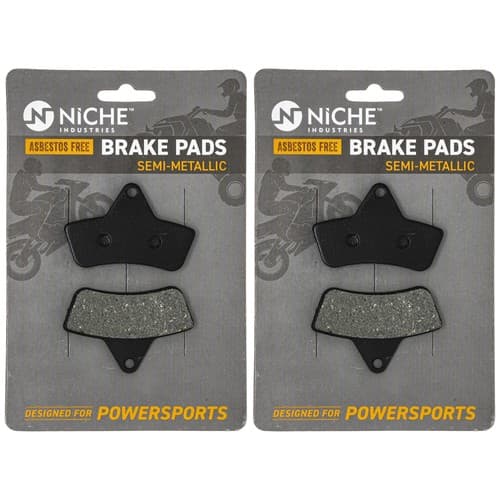 Brake Pad Set for Arctic Cat 0402-882 Front Left Right Semi-Metallic 2 Pack