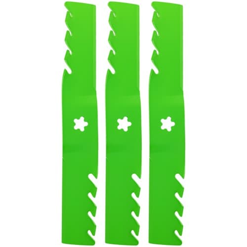 LawnRAZOR Blade for Husqvarna Z248F MZ48 588811102 Toothed Mulching 3 Pack