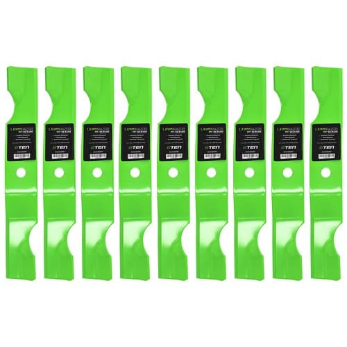 LawnRAZOR Blade for Ariens Gravely 04265400 42 Inch Notched High Lift 9 Pack