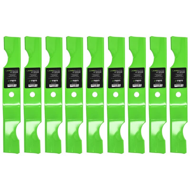 LawnRAZOR Blade for Ariens Gravely 04265400 42 Inch Notched High Lift 9 Pack