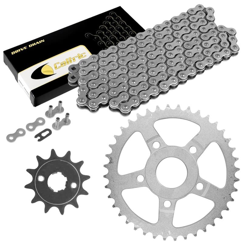 Drive Chain & Sprockets Kit for Honda ATC200X 1983 1984 1985