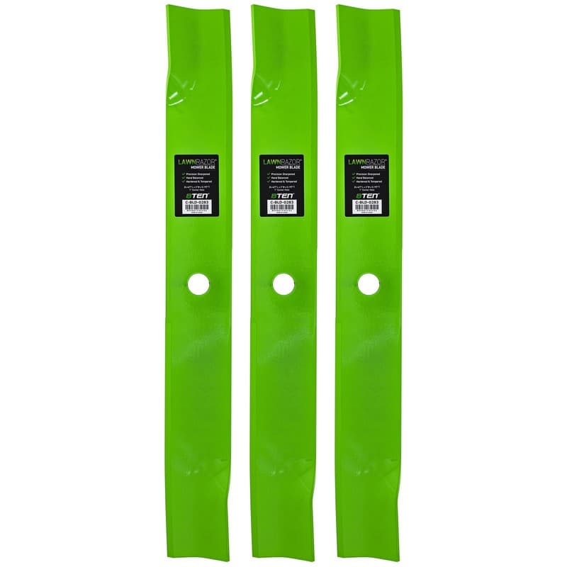 LawnRAZOR Blade Exmark Lazer Z S-Series 72 Inch Deck 103-6384 High Lift 3 Pack