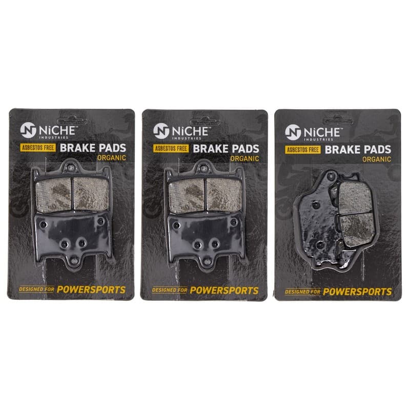 Brake Pad Set for Yamaha YZF R6S FZ07 FZ09 FZ1 FZ10 FZ8 FJ09 Front Rear Organic