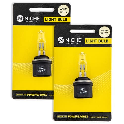 NICHE Headlight Light Bulb for Ski-Doo Mini Z Snowmobile 415128619 2 Pack