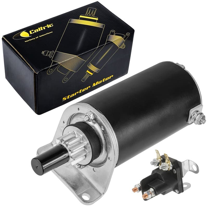 Starter & Solenoid for John Deere X300 FH491V X300R X304 FH491V X320 X324