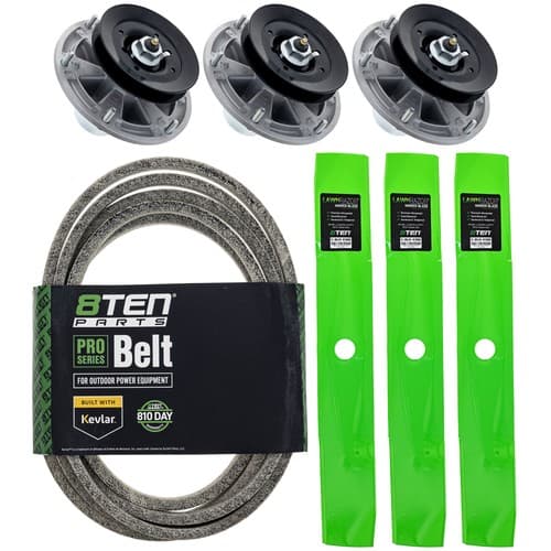 8TEN Blade Spindle Belt Kit for John Deere Ztrak Z530R Z545R 54-Inch M164016