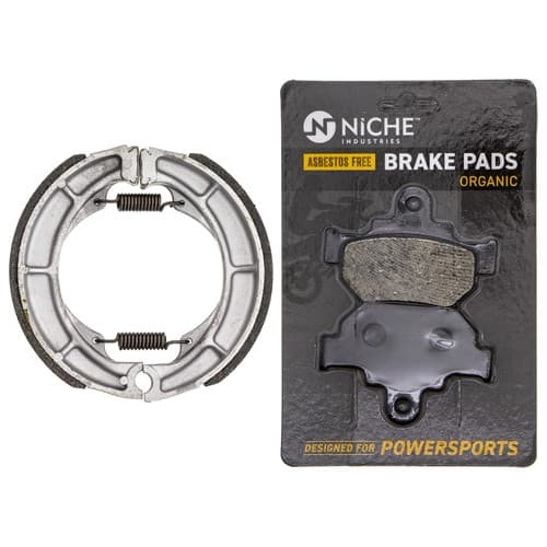 NICHE Brake Pad with Shoe Set for Suzuki Boulevard Savage 650 Front Rear Organic