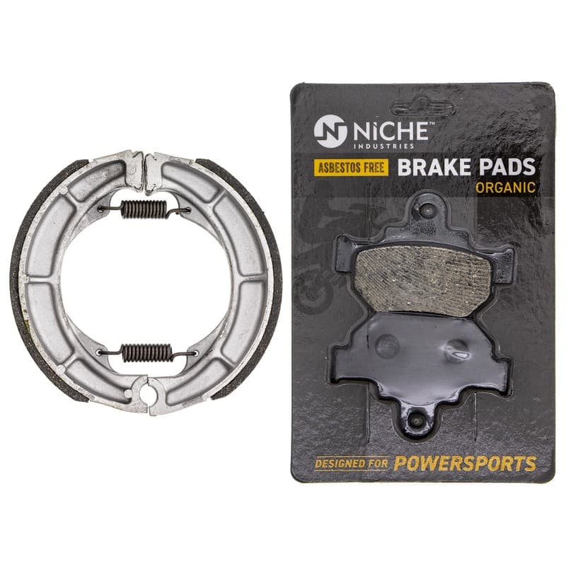 NICHE Brake Pad with Shoe Set for Suzuki Boulevard Savage 650 Front Rear Organic