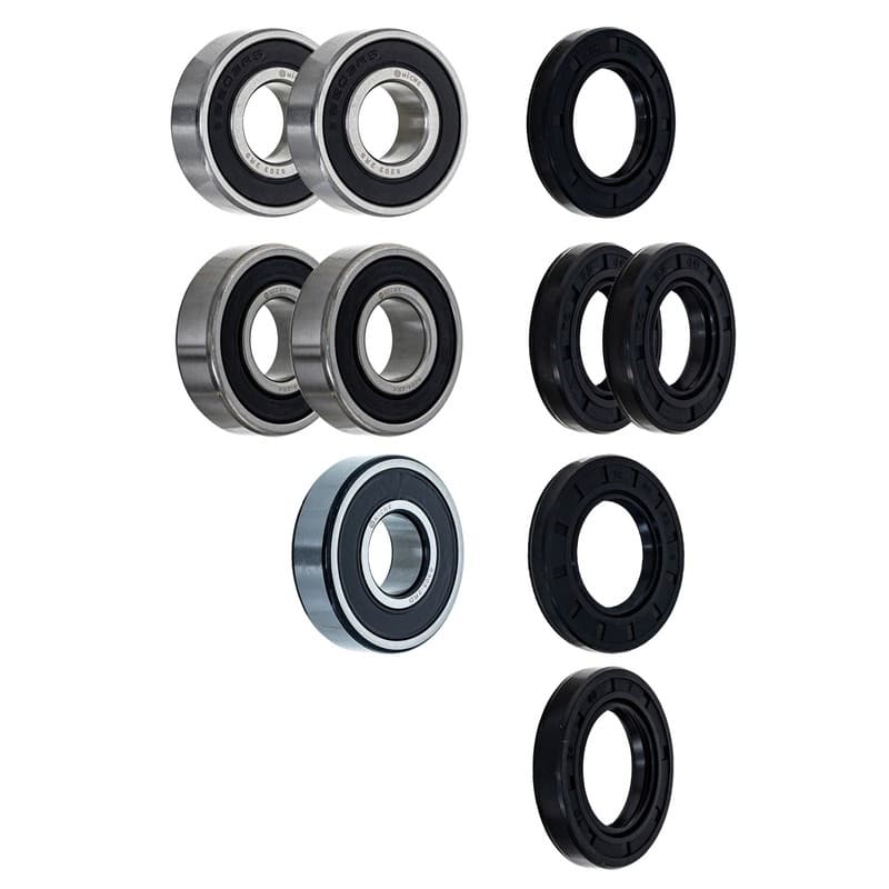 NICHE Wheel Bearing Seal Kit for Suzuki SV650 SV650S SFV650 6203-2RS 6204-2RKQE6
