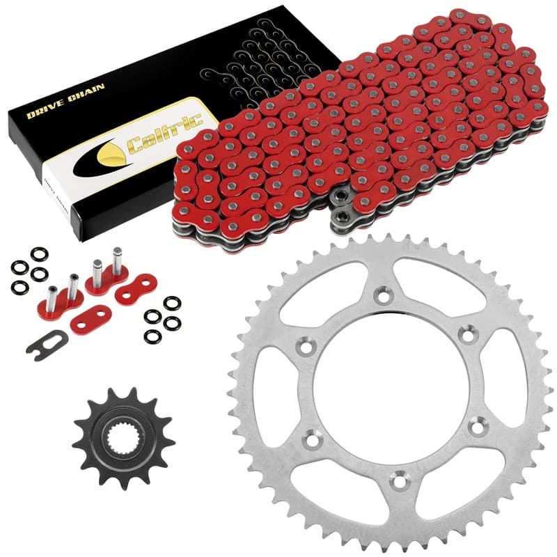 Red O-Ring Drive Chain & Sprocket Kit for Honda CRF250R 2004-2009