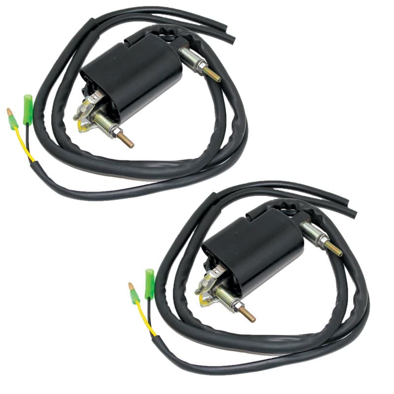 Set of 2 Ignition Coil for Kawasaki KZ1000B Ltd / KZ1000A 1977 1978 1979 1980