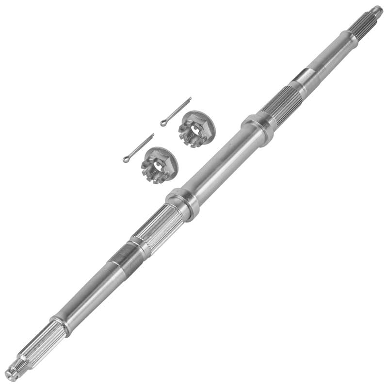 Rear Axle Shaft W/ Castle Nuts Pins for Honda TRX300 Fourtrax 300 2X4 1992-2000