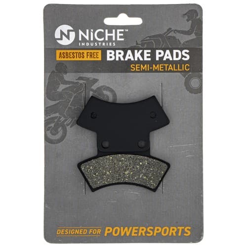 Brake Pad Set for Polaris 2200899 2200464 Rear Center Semi-Metallic Sportsman