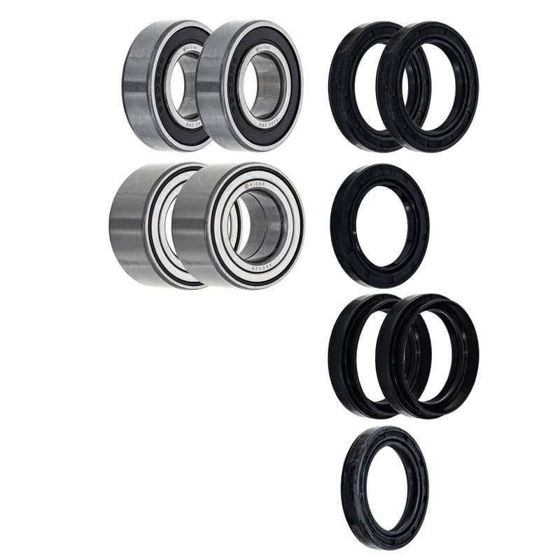 NICHE Wheel Bearing Seal Kit for Kawasaki KLF300C Bayou 4x4 KLF400 6205-2RS