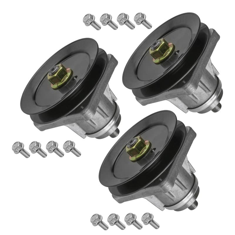 3 Spindle Assemblies for MTD Cub Cadet Troy Bilt Toro Oregon 46" Decks Mower