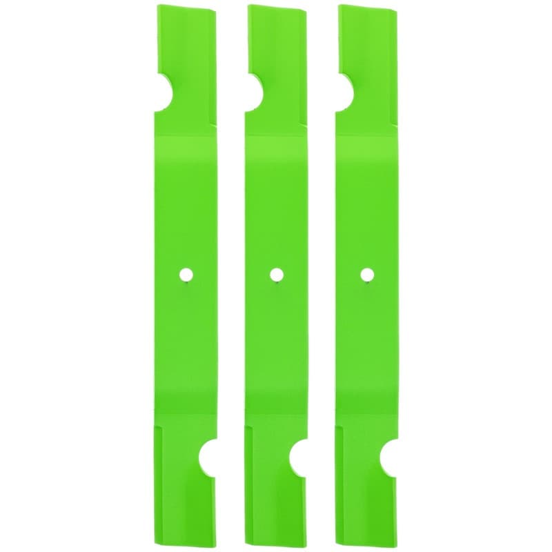 LawnRAZOR Blade for Grasshopper 6161 320245 61-Inch Notched High Lift 3 Pack