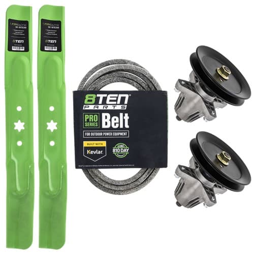 8TEN Blade Spindle Belt Kit for Craftsman Z6000 42-Inch 918-04822B 942-04312