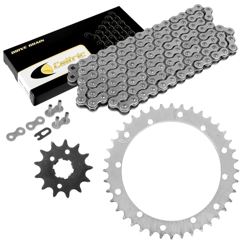 Drive Chain & Sprockets Kit for Yamaha Warrior 350 YFM350X 1989-2004