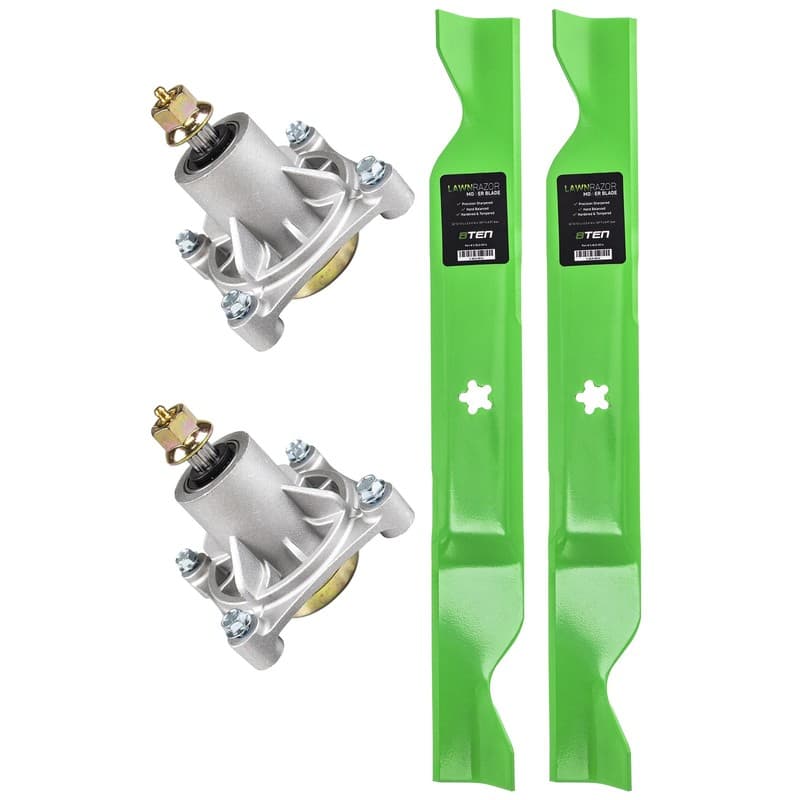 Deck Spindle & Mower Blade Kit for Husqvarna RZ5424 RZ4623 Z246 RZ4619 RZ5422