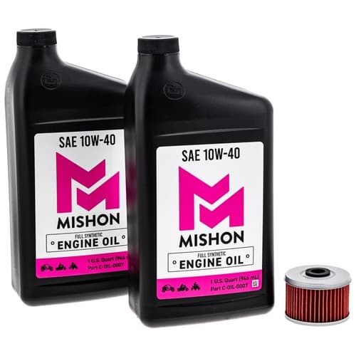 MISHON Engine Oil Change Kit for Kawasaki KLX250 KLX140 KLX450R KLX110 KX450F
